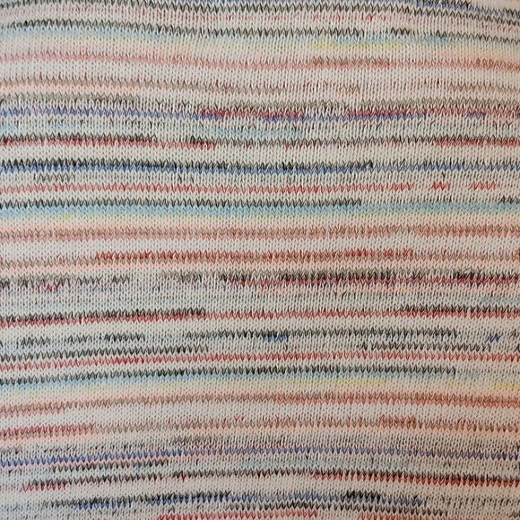 Madewell Bubble Sleeve Crop Rainbow Striped Sweater - Picture 7 of 10